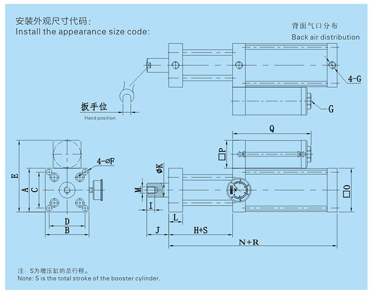 JRE直壓式氣液增壓缸設(shè)計(jì)圖 JRE直壓式氣液增壓缸設(shè)計(jì)圖